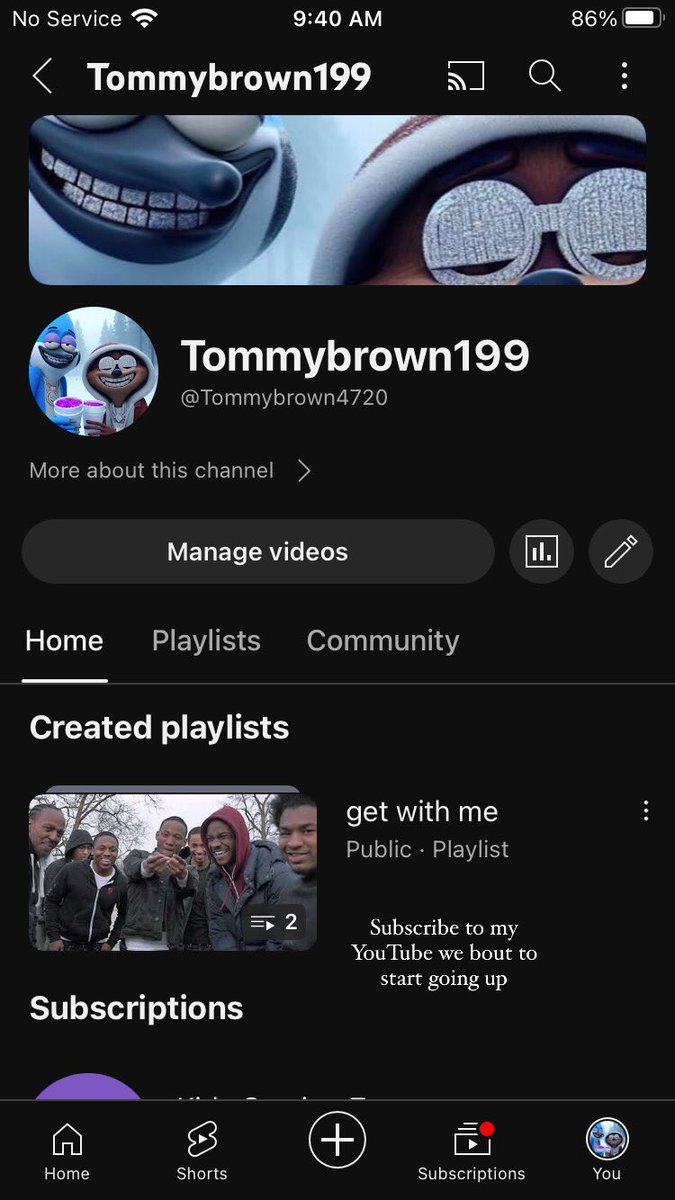 Subscribe to my YouTube page
