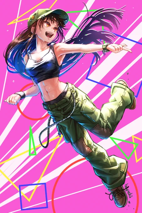 dancing!!お題:タンクトップ 