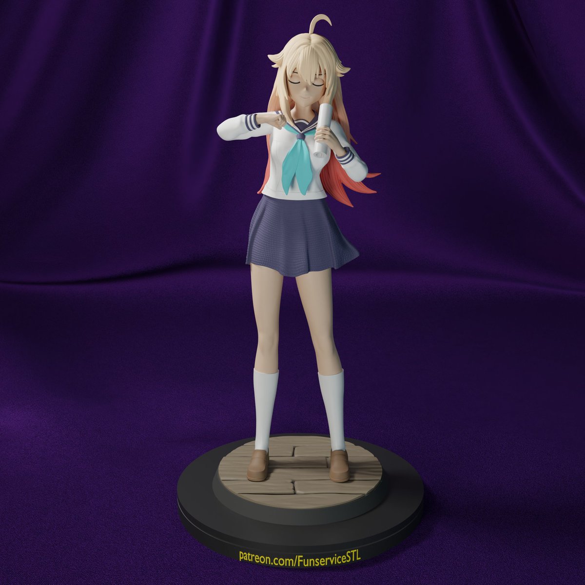 FunserviceStl's tweet photo. My Deer friend Nokotan anime  girls for 3d print. https://t.co/70g6PjNzWx #stl #waifu #3Dprinting #3dprinter #3dart #3d #3DModel #Figures #sculpture #patreon #cute #girl #fanservice #funservice #anime #manga #noko #shikanoko #nokotan https://t.co/S8cvUXEKEH