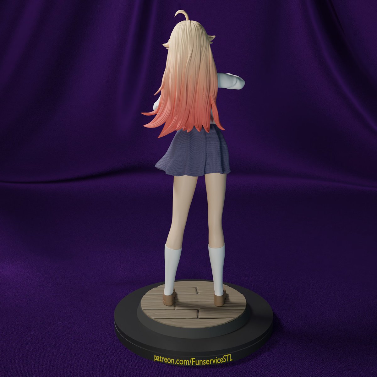 FunserviceStl's tweet photo. My Deer friend Nokotan anime  girls for 3d print. https://t.co/70g6PjNzWx #stl #waifu #3Dprinting #3dprinter #3dart #3d #3DModel #Figures #sculpture #patreon #cute #girl #fanservice #funservice #anime #manga #noko #shikanoko #nokotan https://t.co/S8cvUXEKEH