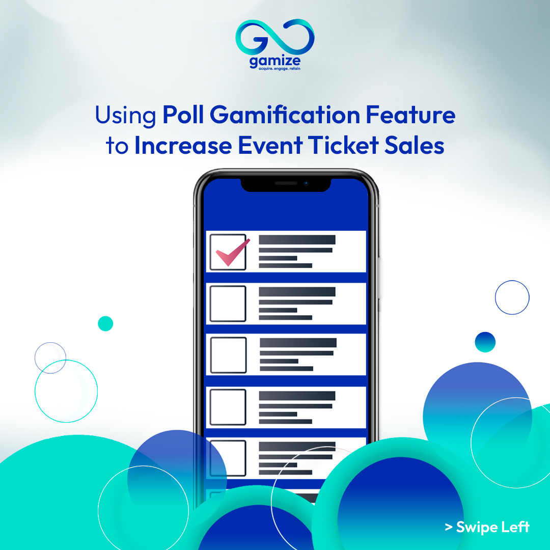 Gamize_com's tweet photo. Explored our #poll #gamification feature yet? Take a look at how easy it is to engage users for events' #ticket #sales &amp; more.

Visit @Gamize_com to learn more. https://t.co/phDE1kk5jT