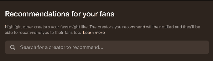 Now you can recommend other creators to your patrons on Patreon. https://t.co/scAQDzzmLB<a href="/tag/newprofilepic"class="tags"><span>#newprofilepic</span></a>