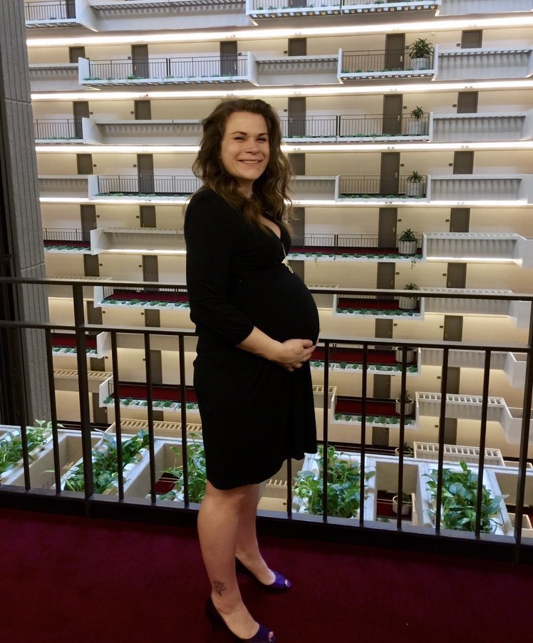 I attended the Shakespeare Association of America conference 8 months pregnant. there, a mentor of mine I hadn’t seen for a while looked me up &amp; down w disgust &amp; said “I’m so disappointed in you” at least three times. 

academia hates pregnant people &amp; yet we continue to rock it.