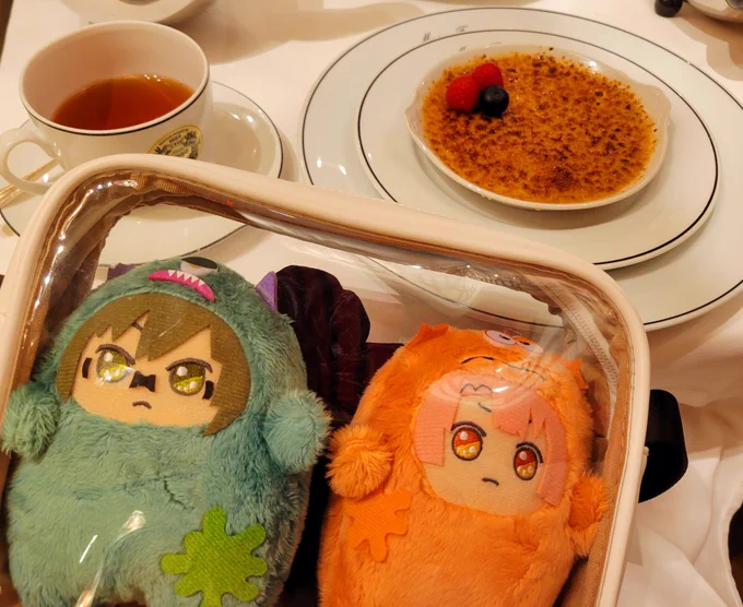 わるもんややちゃんお迎えして喜びクレームブリュレ楽しかった 