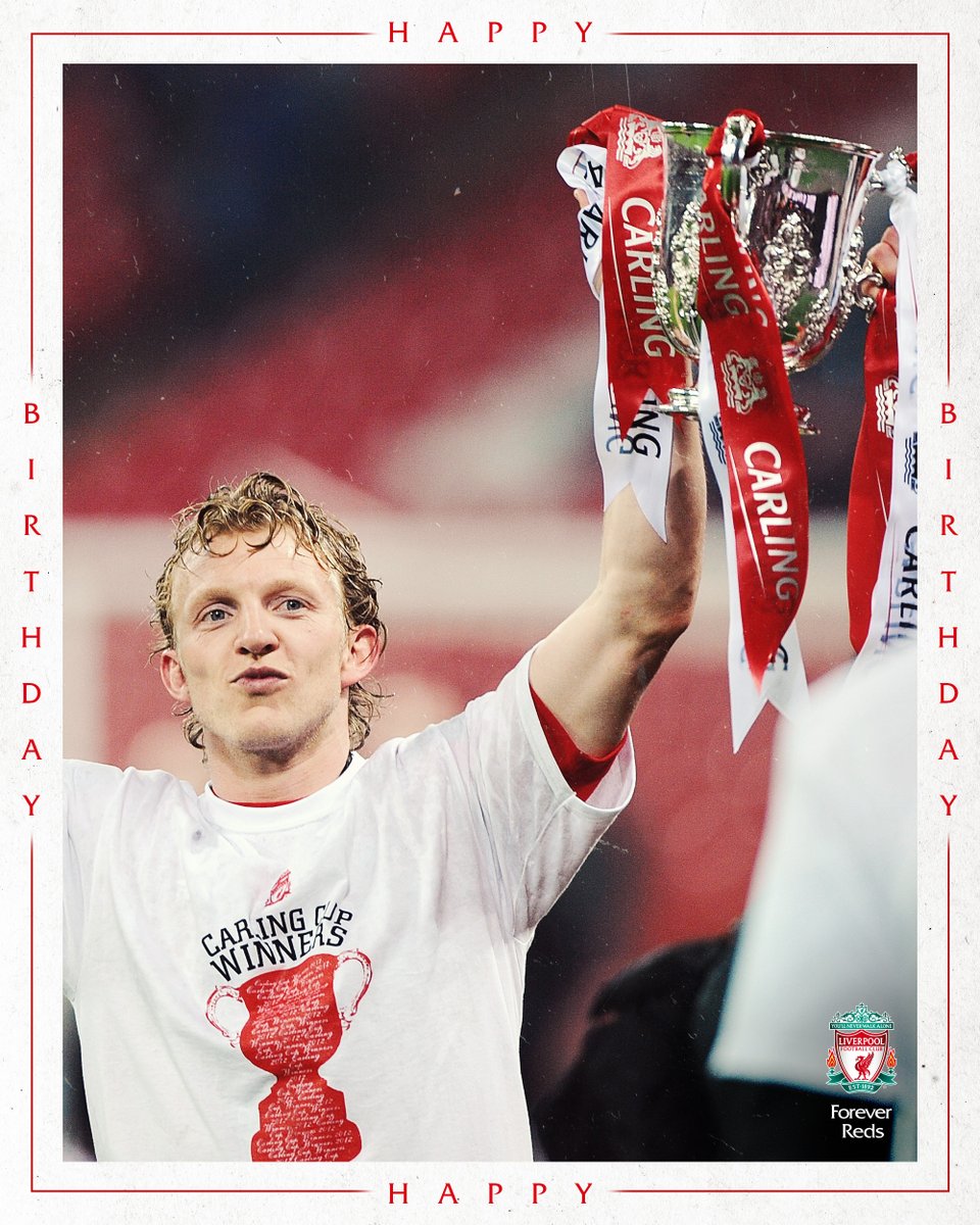 LFC's tweet image. Wishing @Kuyt a happy birthday 🥳