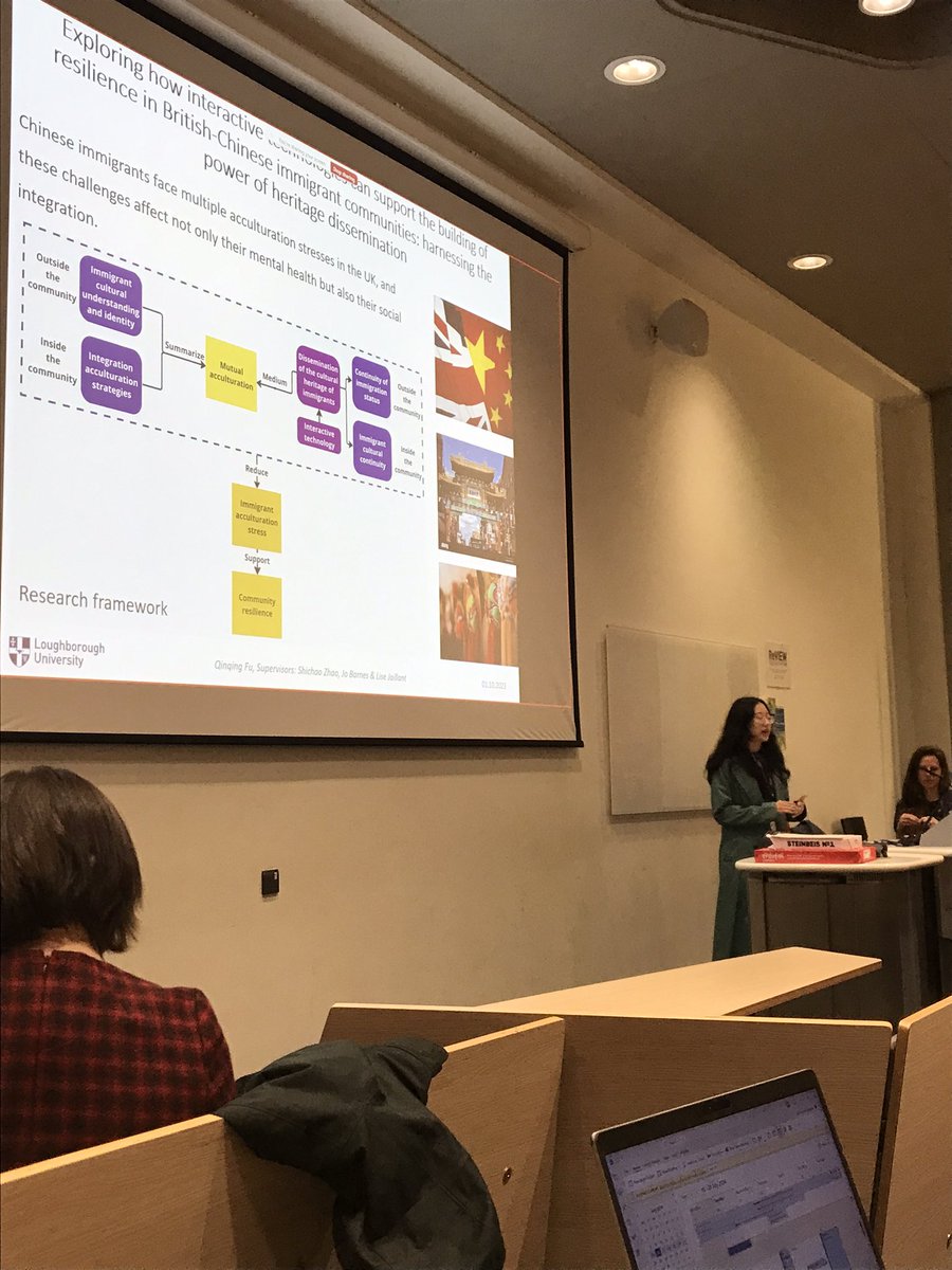 LuffJo's tweet photo. Well done to our student Qinqing presenting her PhD research at the SDCA research relay today co supervised with @lisejaillant @shiczhao @LboroDesign @LboroCA @LboroDocCollege https://t.co/CZBk2JBRwC