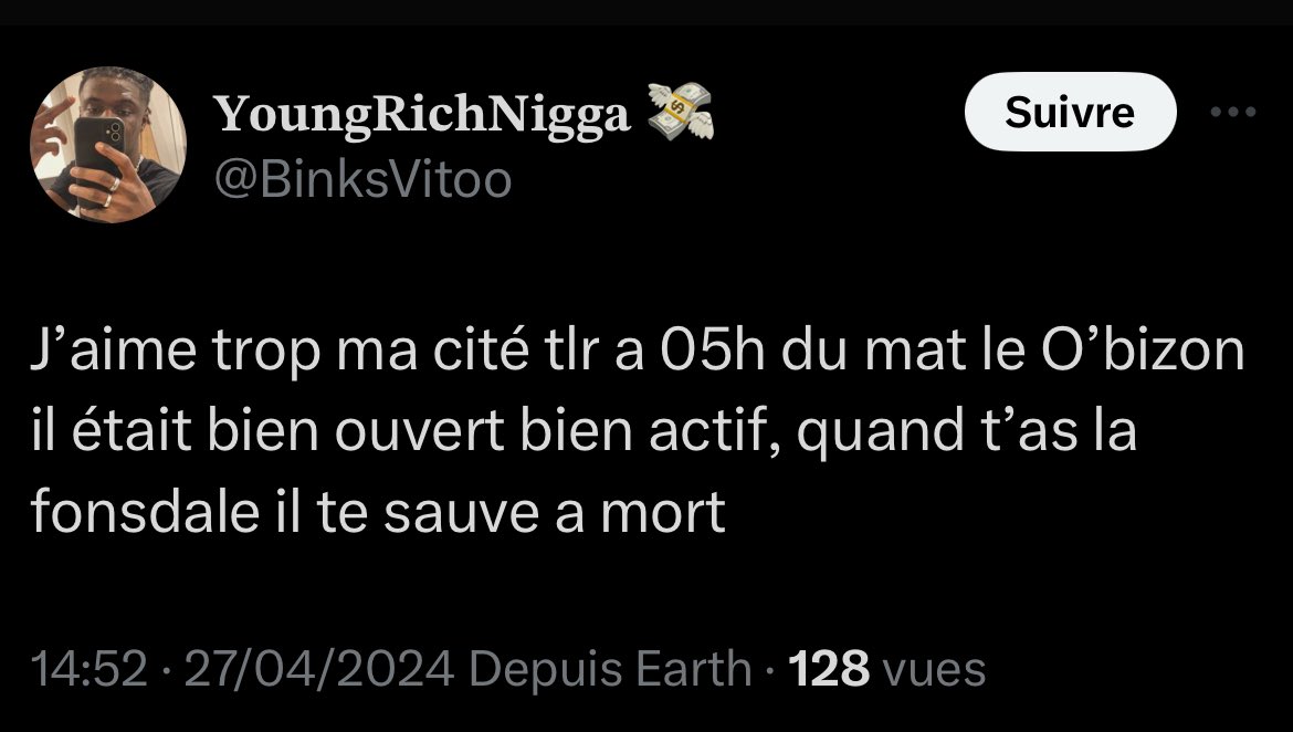 SwordOfSalomon's tweet photo. 📢 À l’attention des renois du 93 et plus particulièrement de Rosny et Aulnay : 

Sachez que lorsque vs allez manger chez O’Bizon ou lorsque vs commandez sur @ubereats_fr ou @Deliveroo_FR chez O’Bizon / King Burger / King Kebab / ou King Pizza, vs rémunérez Sebastien Derang*eon dit Hamza, raciste negrophobe qui vs qualifie de « bamboula », « negre », « khel » et parle de portée au lieu de naissance/grossesse…

(Bonus : Intoxication alimentaire garantie)