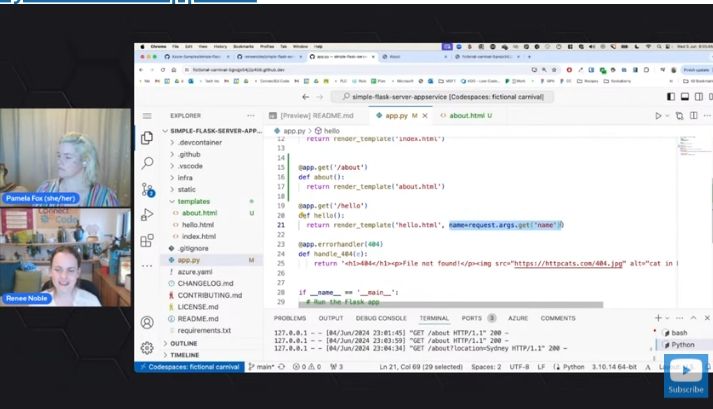 Learn how to build Python Web Apps from our 6-part series! techcommunity.microsoft.com/t5/educator-de…