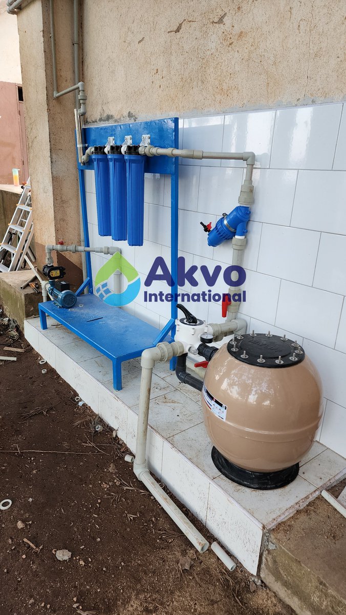 Akvointltd's tweet photo. Another advanced #WaterTreatmentSystem successfully delivered. This cutting-edge solution ensures top-notch water quality using the best filters. Thanks Africa #Polysack Industries Ltd for the trust & collaboration on this project.
#watertreatment #akvoprojects #qualitywater https://t.co/UxYHEBbnUz