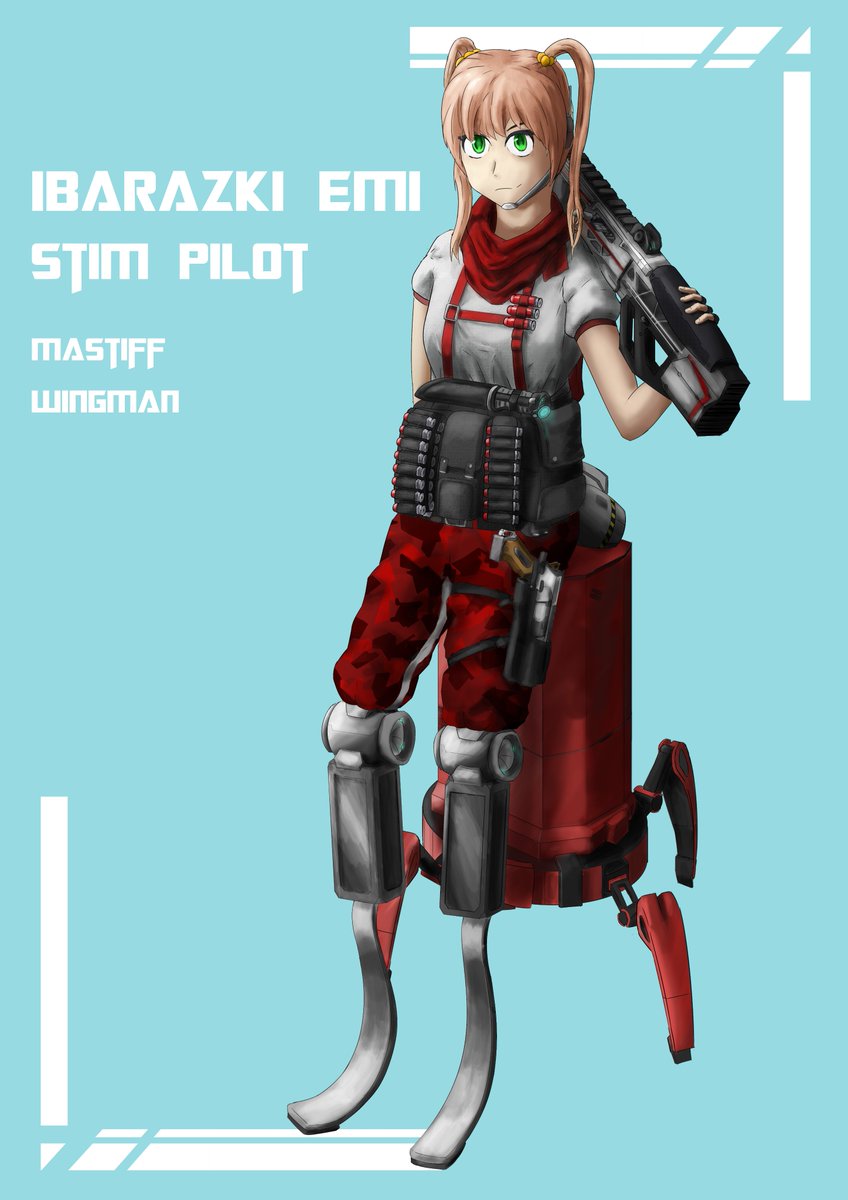 superbusyyou's tweet photo. Art of Titan Pilot Emi with her trusty Mastiff and Wingman! Drawn by @Mrauky !!! go give them a follow!
#katawashoujo #Titanfall2 https://t.co/KqMwFJCnOe