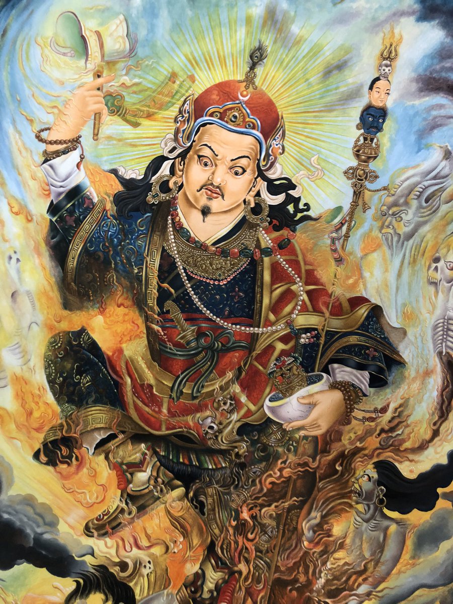 lama_thanka's tweet photo. Happy Guru Rinpoche Day.
.
.
.
.
.
#Guru #gururinpoche #padmasambhava #tibetan #Buddhism #dhamma #enlightened #lotusborn #buddha #yeshetsogyal #Mandarava #tantra #vajrayana #sadhana #enlightenment #thangka #lamathankapaintingschool #thankapainting #himalayanart https://t.co/IGQJ8ubslT