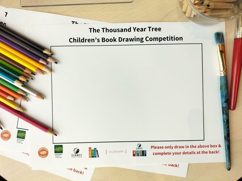 SurreyLibraries's tweet photo. All children aged 4-11 in Surrey are invited to design endpapers for The #ThousandYearTree book by Lucy Reynolds & Katie Hickey 🤩 Competition templates can be found in all our libraries!
Endpapers = pages glued inside the front & back covers of a book, often beautifully designed https://t.co/1ZhY7BWtvV