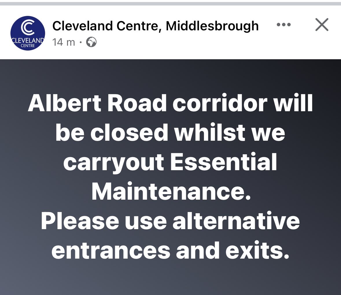 ClevelandCentre (@clevelandcentre) on Twitter photo 