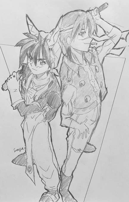 封神演義/太公望師叔&amp;黄天化
「ほれ、策にハマったぞ、まぬけめ」
「やれやれ...スースの桃泥棒するなんてツイてないヤツさ」
#封神演義 
#太公望 #黄天化 