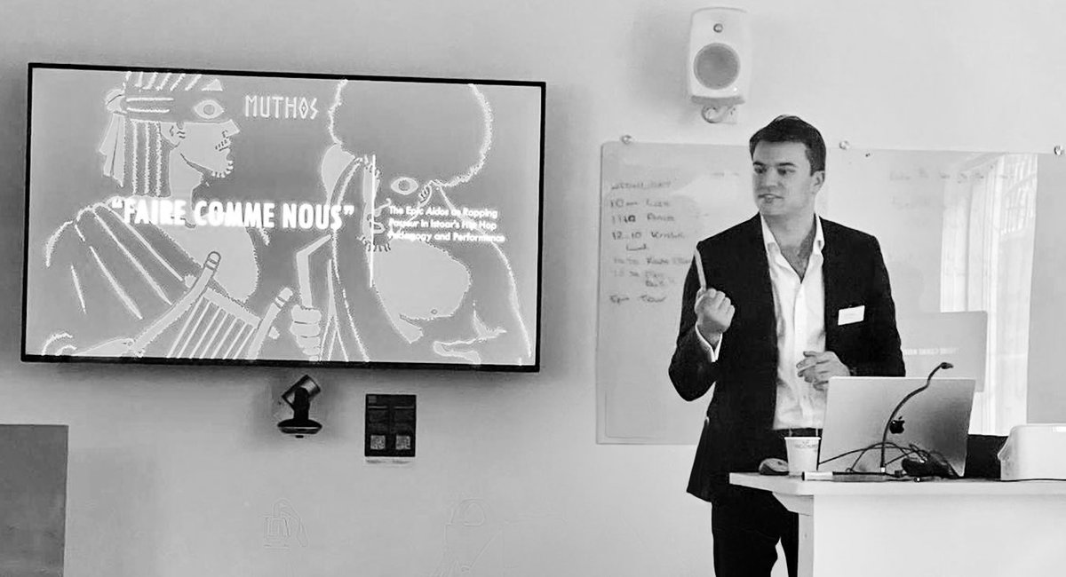BenDGregson's tweet photo. Pleased to have delivered my first conference paper on the New Epic Modes Panel at the 15th Celtic Conference in Classics in Cardiff last week.

Great to make new connections, reconnect with old friends, and get feedback on my research. Excited to continue my work! https://t.co/4mTthqz06I