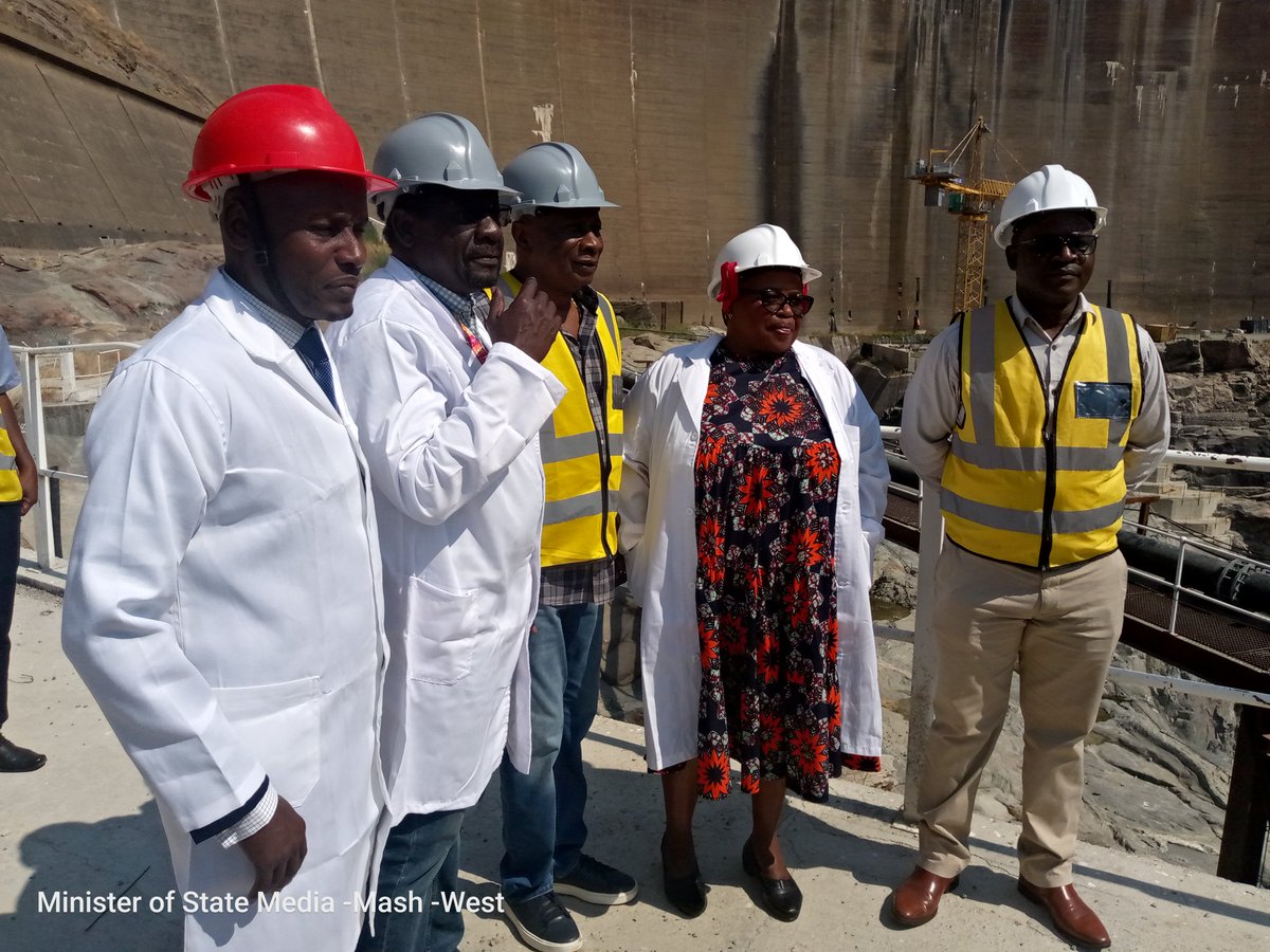 state10823's tweet photo. We toured and assessed progress at Kariba Hydro Plunge Pool rehabilitation project on Lake Kariba together with @UNZimbabwe county rep HE Edward Kallon as we strive to push for the project completion.@InfoMinZW @ZimGvt_NDS1 @nickmangwana https://t.co/GLbNpJqQYi