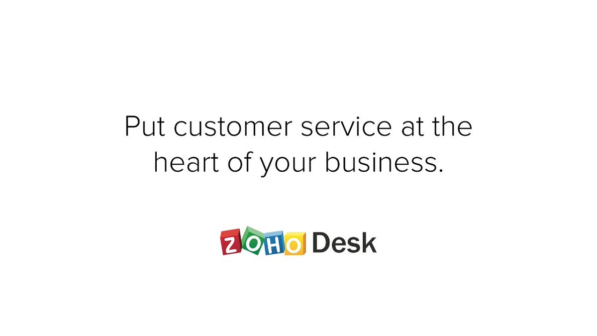 webworktoolsltd's tweet image. Zoho Desk is a platform that simplifies operations and improves productivity for customer service teams. Conversations get logged as tickets and assigned to the respective teams.

Watch this: zurl.co/t6JF then visit zurl.co/QaeG and Sign Up Today!
