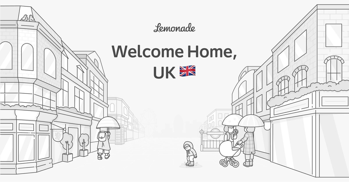 Exciting news: <a href="/Lemonade_Inc/">Lemonade</a> is now offering Buildings and Contents insurance in the UK 🇬🇧! Bringing our seamless, fully-digital experience to even more homes. 🏠