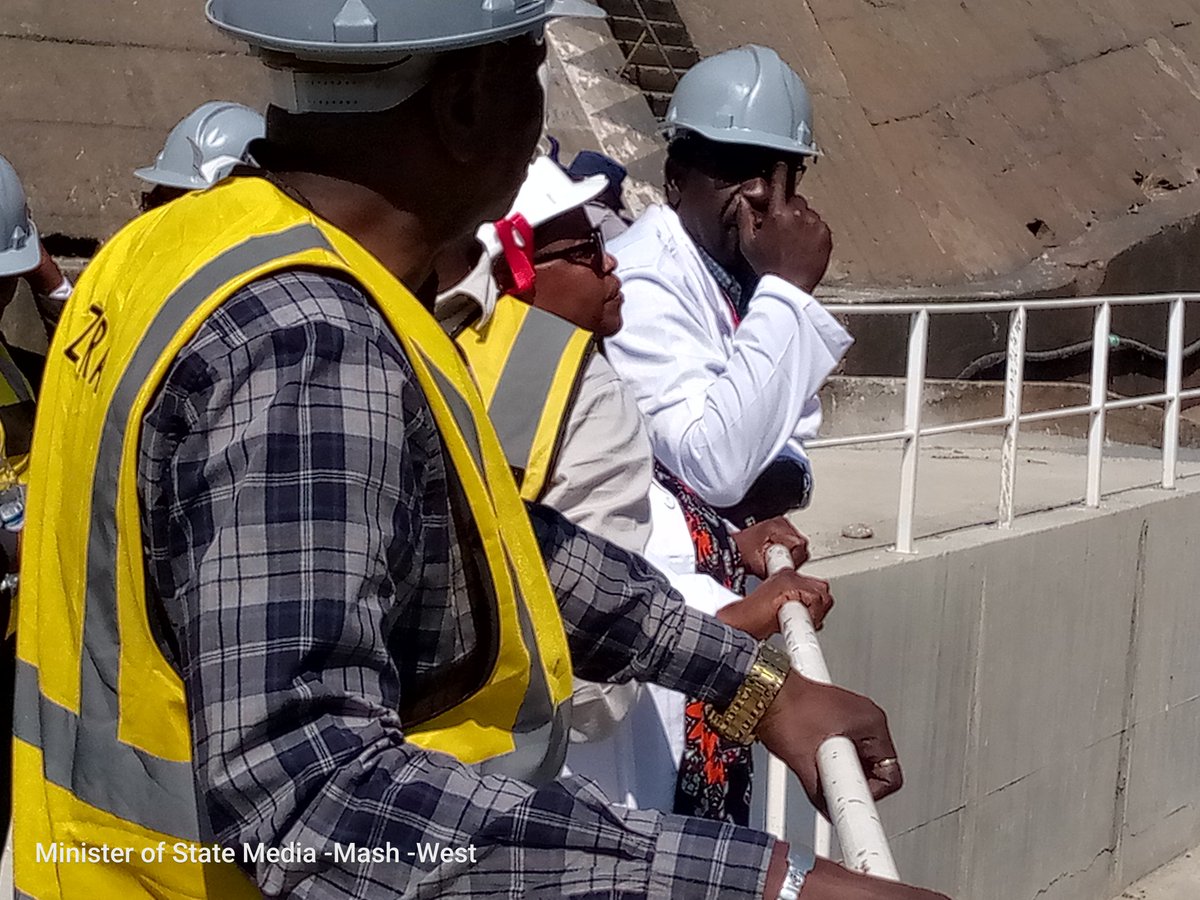 state10823's tweet photo. We toured and assessed progress at Kariba Hydro Plunge Pool rehabilitation project on Lake Kariba together with @UNZimbabwe county rep HE Edward Kallon as we strive to push for the project completion.@InfoMinZW @ZimGvt_NDS1 @nickmangwana https://t.co/GLbNpJqQYi