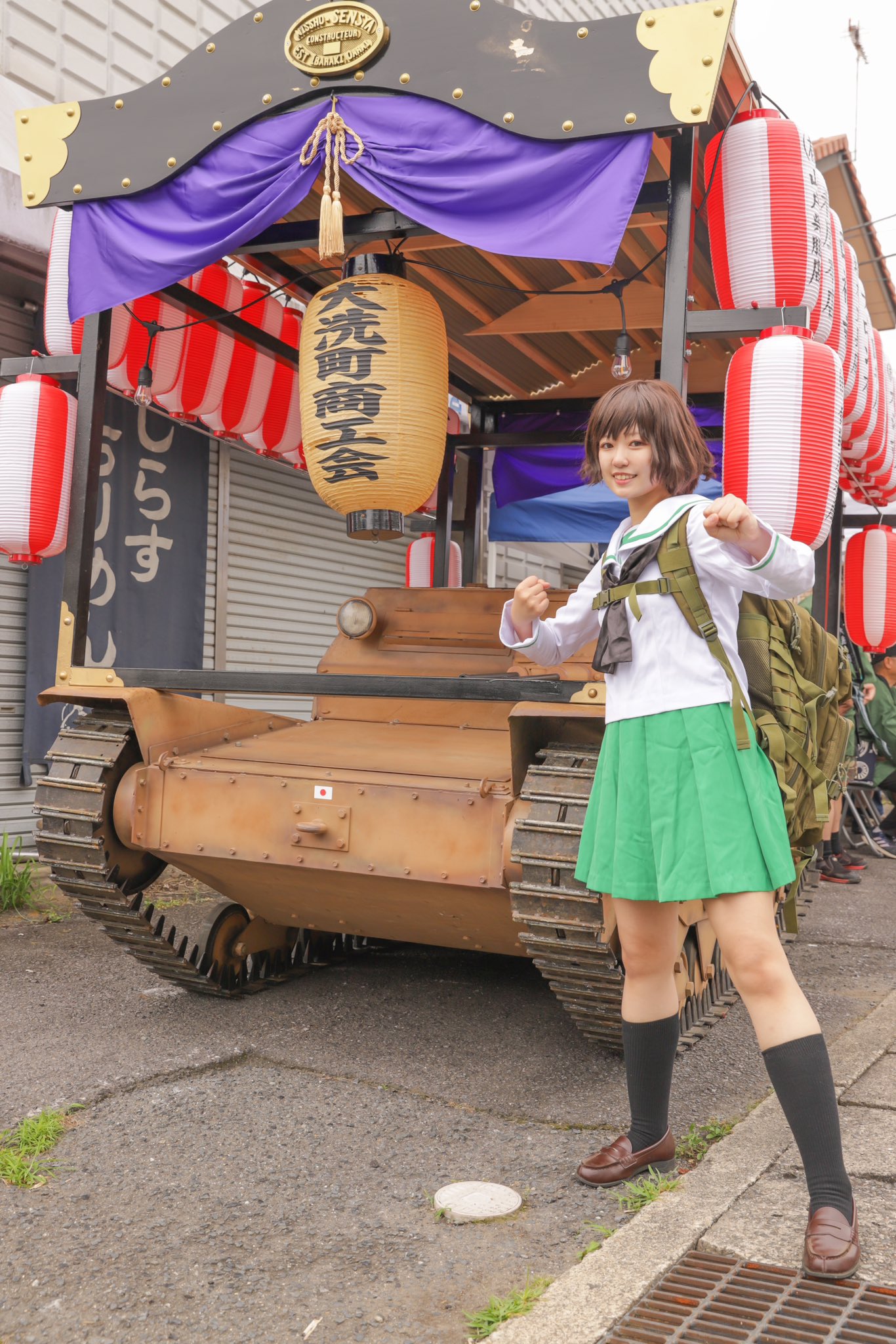 ガールズ&パンツァー劇場版 大洗女子学園/秋山優花里 サイクルジャージ Mサイズ 51UFzBZem8L._AC_SY200_QL15_.jpg