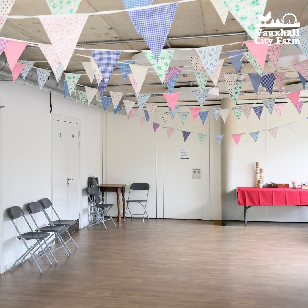 VauxhallFarm's tweet photo. Planning a community gathering or a special event? Reserve a room at Vauxhall City Farm and we will make your event one to remember!

More Details: https://t.co/AxMiPvRszF 

#venue #RoomHire #VenueHire #PartyHost #Meeting #Corporate #Event #CommunityEvent #corporates #families https://t.co/EF1kQz3CCa