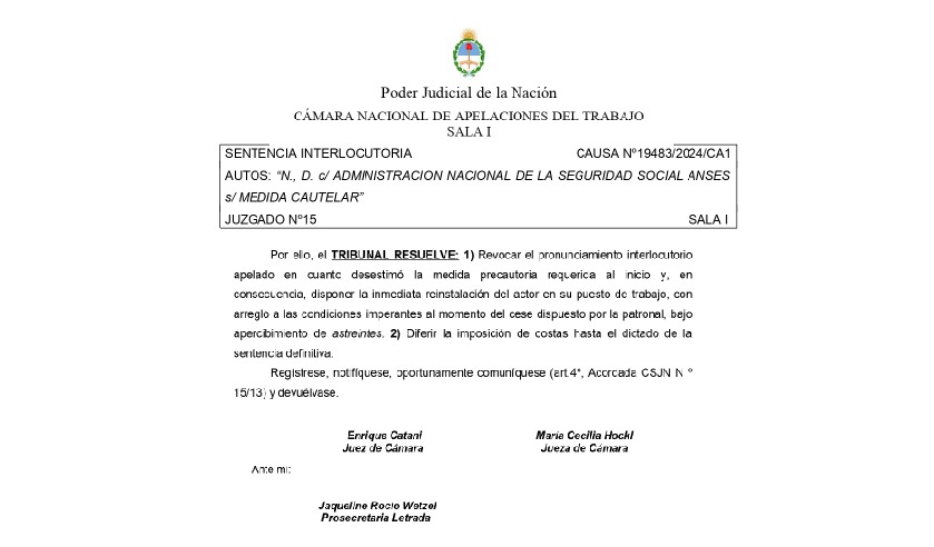 AHORA!!
LA JUSTICIA FALLÓ A FAVOR DE ATE POR DESPEDIDOS!!

SON ILEGALES LAS CESANTÍAS MASIVAS!!

Estamos frente a un avance significativo de la lucha que los estatales llevamos adelante contra el ajuste que en el sector público impulsa el Gobierno Nacional. La Cámara Nacional de