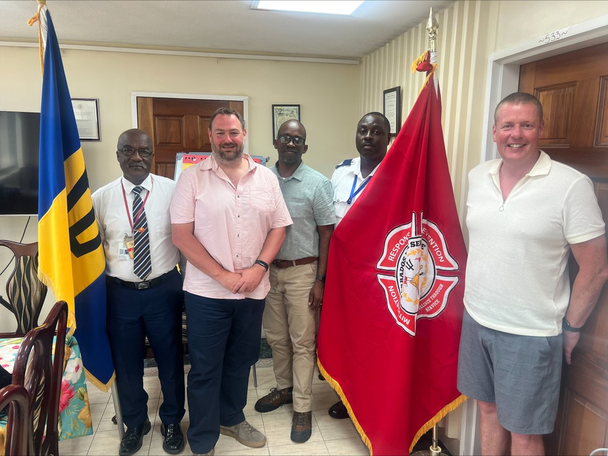 It is always nice to catch up with <a href="/FireService246/">Barbados Fire Service</a> Barbados Fire Service today to discuss our long-standing relationship supporting their fire service's needs.
<a href="/scrummy_consult/">SC-Limited</a> #fireandrescue #Angloco