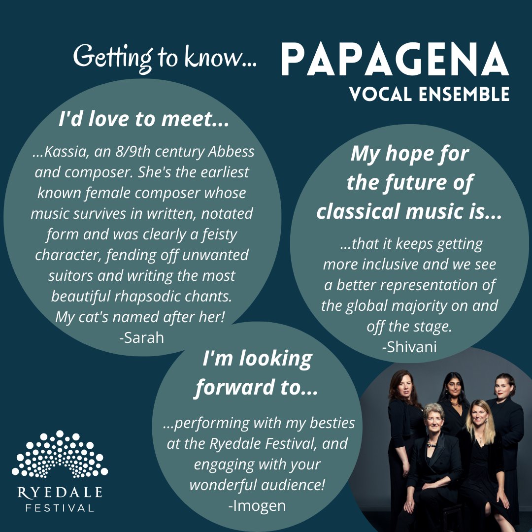 ryedalefestival's tweet photo. Getting to know...
...Papagena

🔎A little glimpse in the lives of our artists! https://t.co/6ociJM3OC4