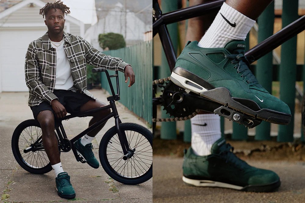 新品 ナイジェル シルベスター×エア ジョーダン4 RM SP グリーン Nigel Sylvester Nike Air Jordan 4 Green