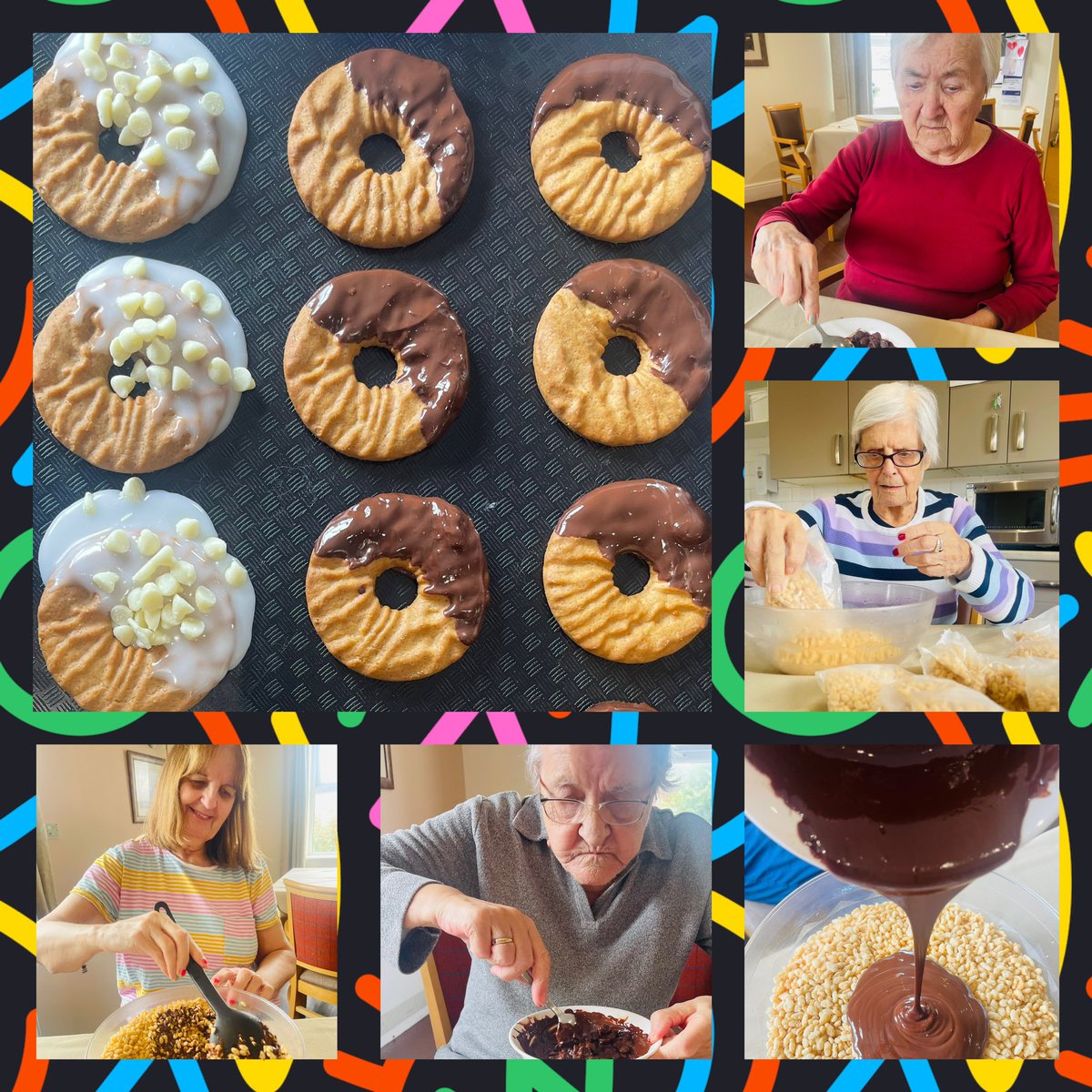 Ladies that bake 🍰🧁 
Lovely morning baking session here at <a href="/HattonGrange/">Hatton Grange</a> 

<a href="/AnchorLaterLife/">Anchor</a>