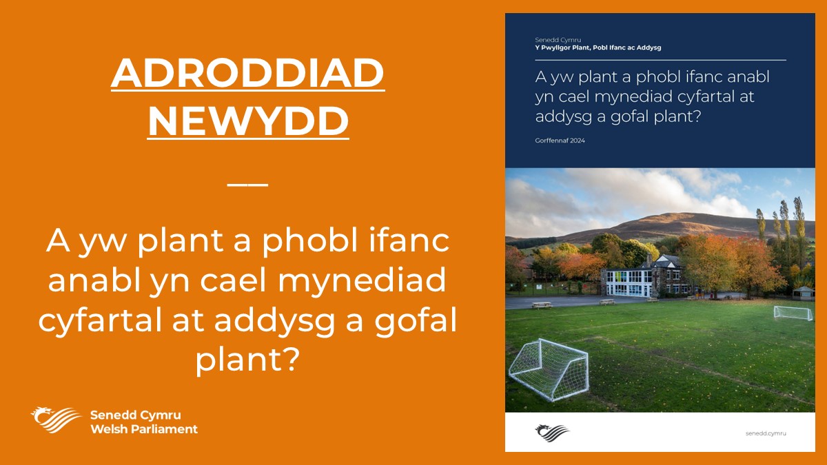 Y Pwyllgor Plant, Pobl Ifanc ac Addysg tweet media