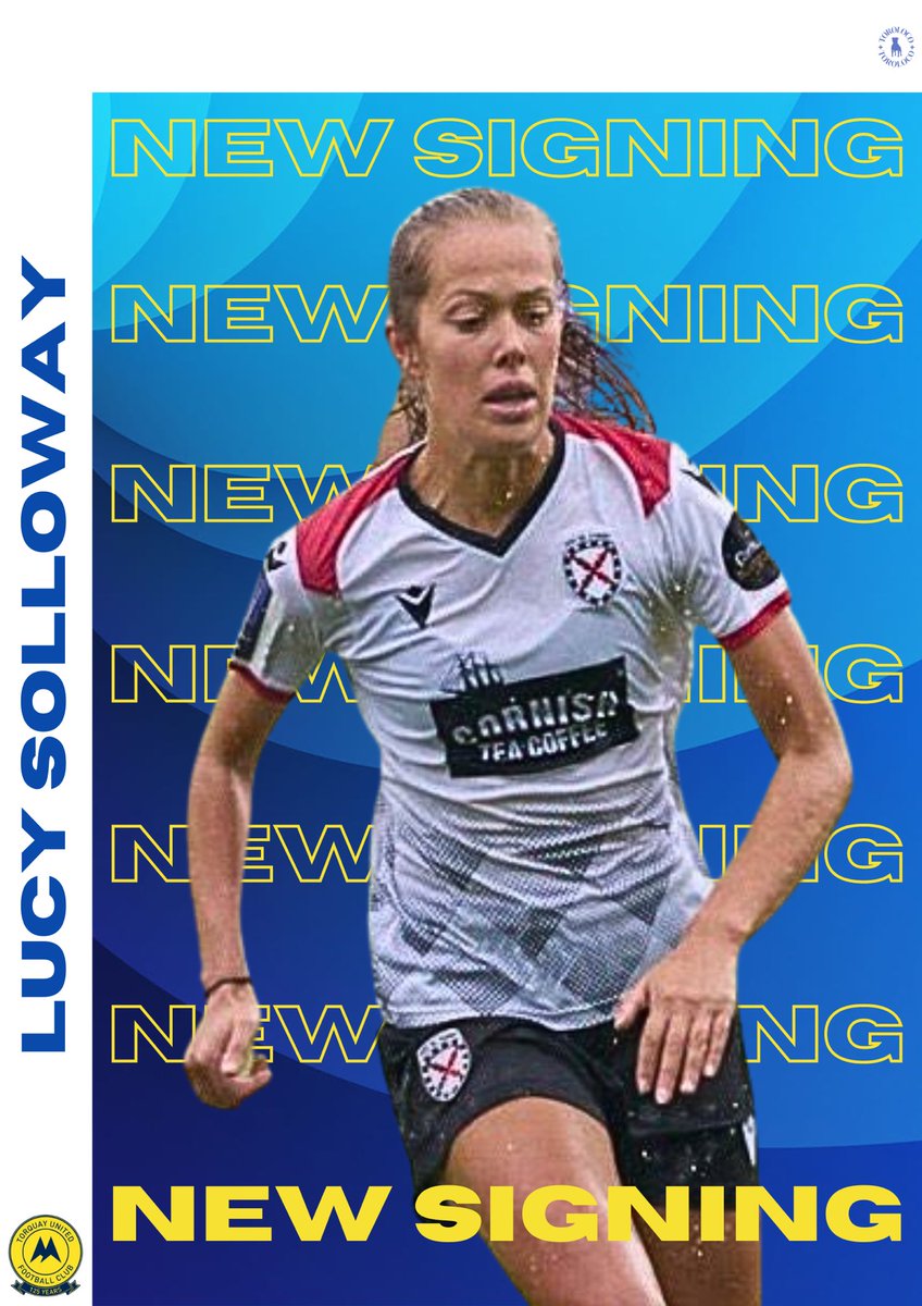 TUFCWomen's tweet photo. The new management have been after this one for years, so I’m absolutely thrilled to announce that she has finally committed!!
She was last season’s @swwfl top goal scorer, with 27 goals in 20 games, she is unbelievably quick &amp; one of the best around! 
Welcome Lucy Solloway 💛💙 https://t.co/gSJQN9RoT3