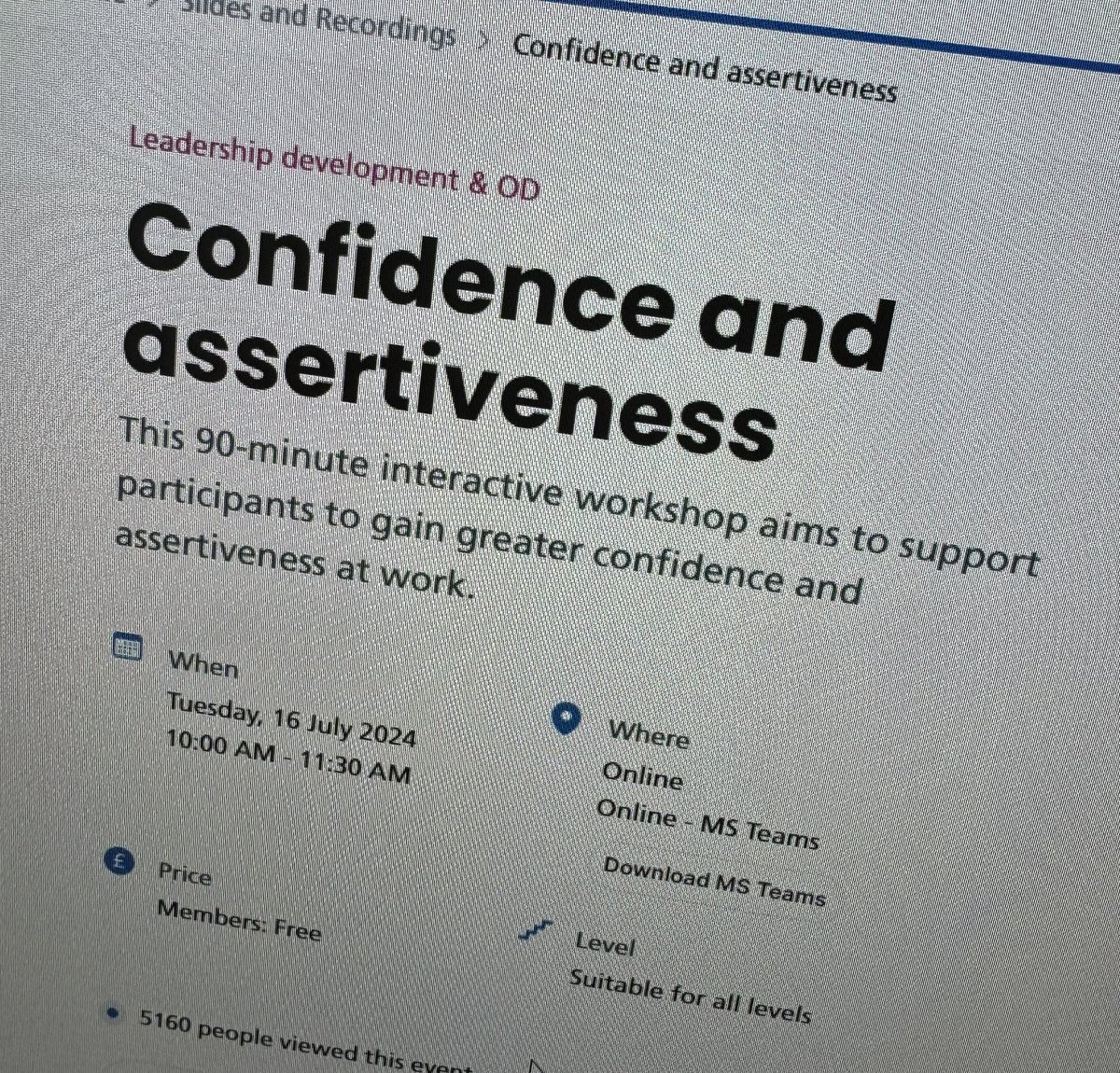 BHR_AHPs's tweet photo. Did you know we have access to @NHSElect at the trust. There are a range of courses, workshops & webinars for your CPD! Today we attended the Confidence and Assertiveness workshop! You will even get certificates for your portfolio!
@BHRUT_NHS
#AHPS
#ittakesallofus
#NHSElect https://t.co/UaFPhfz3dv
