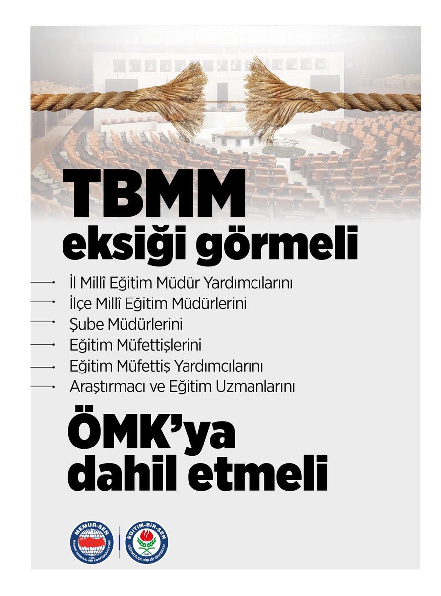 TBMM’deki genel kurul süreci ilerliyor ancak gözlerini ve umutlarını bu görüşmelerin neticelerine çeviren eğitim yöneticilerinin haklı talepleri  için beklenen adım bir an önce atılmalıdır.

Yol yakınken ve vakit varken eğitim çalışanları ile yöneticilerini birbirinden