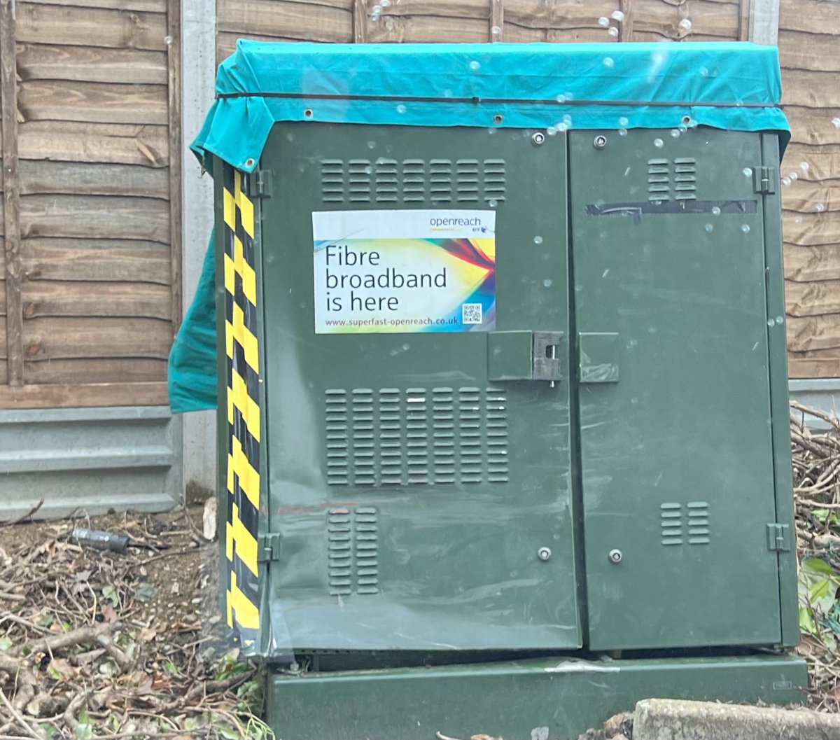 Marc_Hogan's tweet photo. @bt_uk @BTBusiness This is the BT junction box to my house. But apparently the Internet is all fine it’s my house that’s the problem. https://t.co/lv2cqTevdj