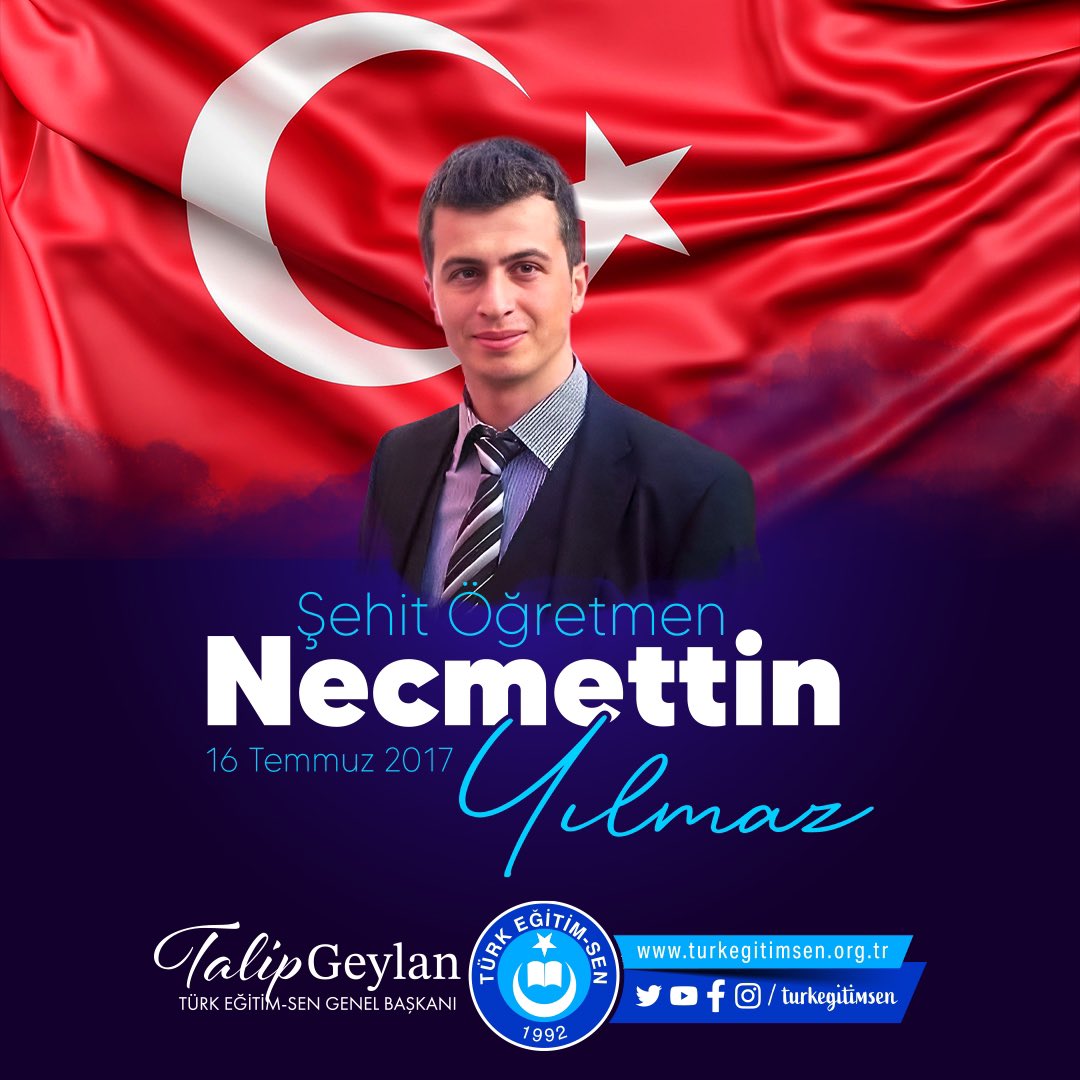 GkenBostan's tweet photo. RT @TalipGeylan06: Bir ölürüz, bün diriliriz!

#NecmettinYılmaz aziz ruhun şad olsun. https://t.co/ivbz5spIHK