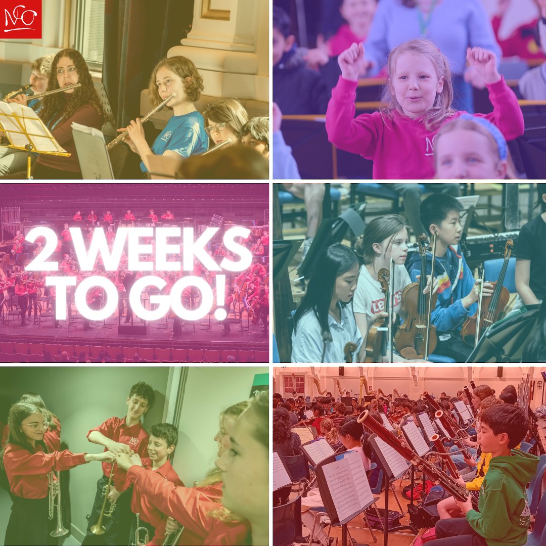 Only 2 weeks left to audition for NCO 2025! If you or a young musician you know is aged 8-13 as of 31st August 2024 and plays an orchestral instrument, audition for our fun and creative orchestras! Auditions are free and submitted via video. Find our more: nco.org.uk/join-in/auditi…