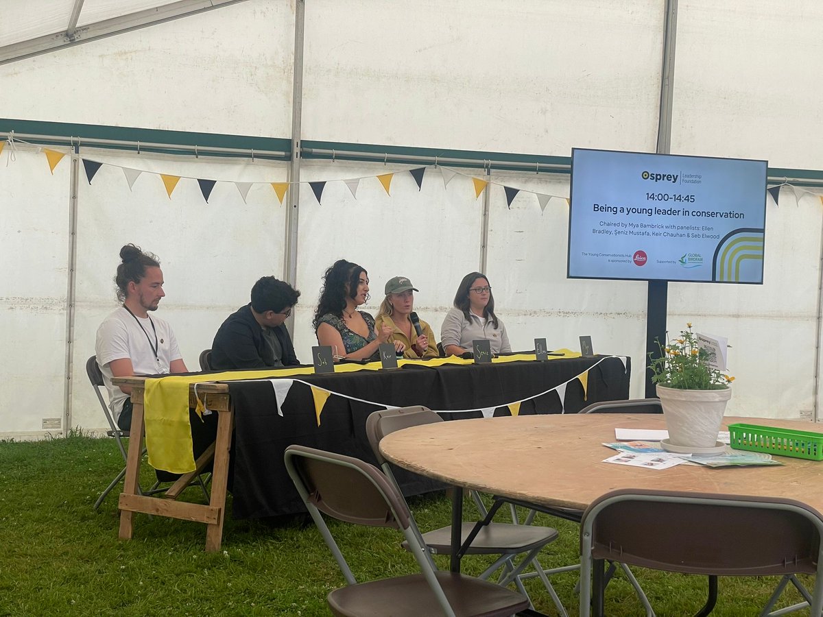 UK Youth for Nature (@ukyouth4nature) on Twitter photo We had a great time at #Globalbirdfair ! Our Co-Directors, <a href="/roisinbt/">Roisin - Verde Flower Co 🌸</a> and Ellen Bradley ran a Creative Campaigning workshop and Seniz Mustafa and Ellen sat on a panel about being a young leader in conservation. Thank you <a href="/ospreylf/">Osprey Leadership Foundation</a> for inviting us! We had a great time at #Globalbirdfair ! Our Co-Directors, <a href="/roisinbt/">Roisin - Verde Flower Co 🌸</a> and Ellen Bradley ran a Creative Campaigning workshop and Seniz Mustafa and Ellen sat on a panel about being a young leader in conservation. Thank you <a href="/ospreylf/">Osprey Leadership Foundation</a> for inviting us!