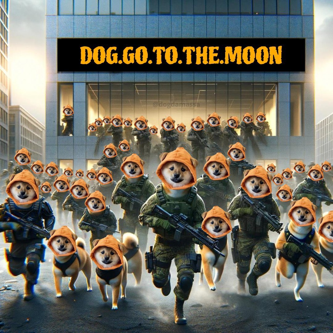 GM! 

Mais um dia do exército da $DOG fazendo barulho para as principais corretoras listarem nosso querido e amado $DOG

🐶🚀🌒