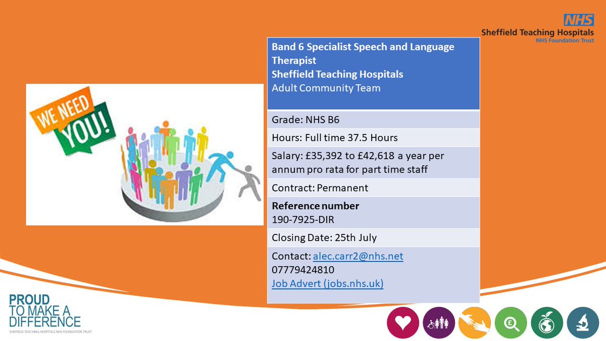 NEWLY FUNDED! excited to share this opportunity to join our fabulous community team. Funded following a 2 year project to show how SLT add value in supporting care homes. Why not come and join this dynamic and forward thinking team? <a href="/UKSRG2/">UKSRG</a> <a href="/RCSLT/">RCSLT 💙</a> 
jobs.nhs.uk/candidate/joba…