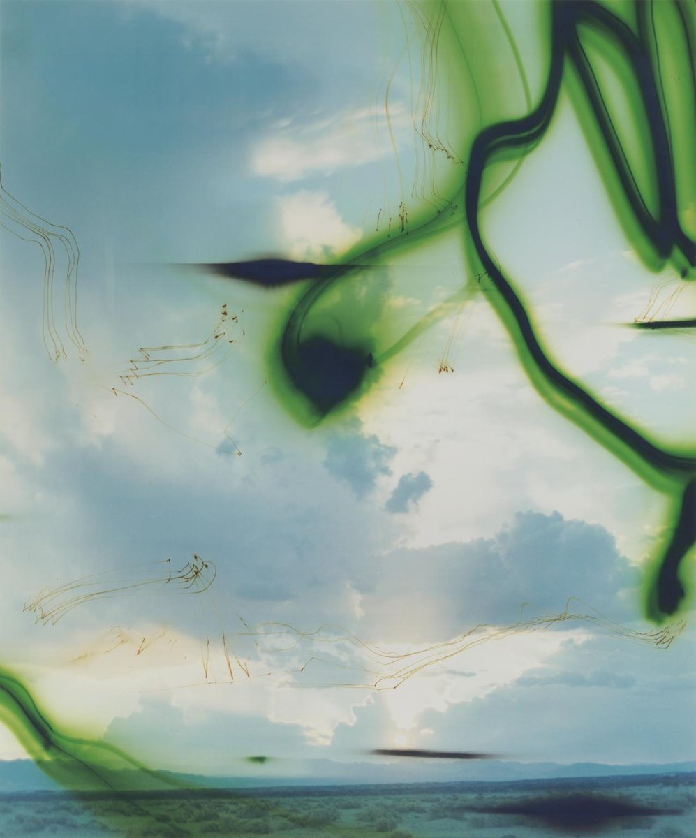 Tate's tweet image. #WorkOfTheWeek: I don’t want to get over you by Wolfgang Tillmans. ☁️

This photograph gets its title from a song from the band The Magnetic Fields. At first you might see the ocean, but if you look closer, it's a grassy field against misty mountains.

📷 bit.ly/4f4vM9F