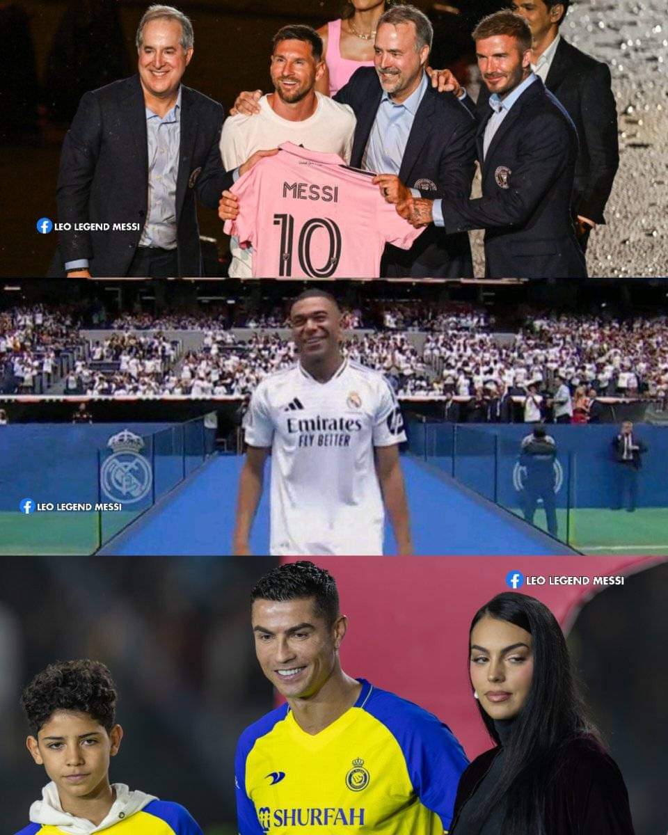 FCB_Argentine's tweet photo. 🚨BREAKING: Kylian Mbappe's Real Madrid presentation holds the record of second highest worldwide views of 3.2 Billions surpassing Cristiano Ronaldo 's Al Nassr presentation of 3 Billions worldwide views.

Leo Messi has the highest worldwide views of Intermiami presentation with 3.5 Billions views .[Relevo]
