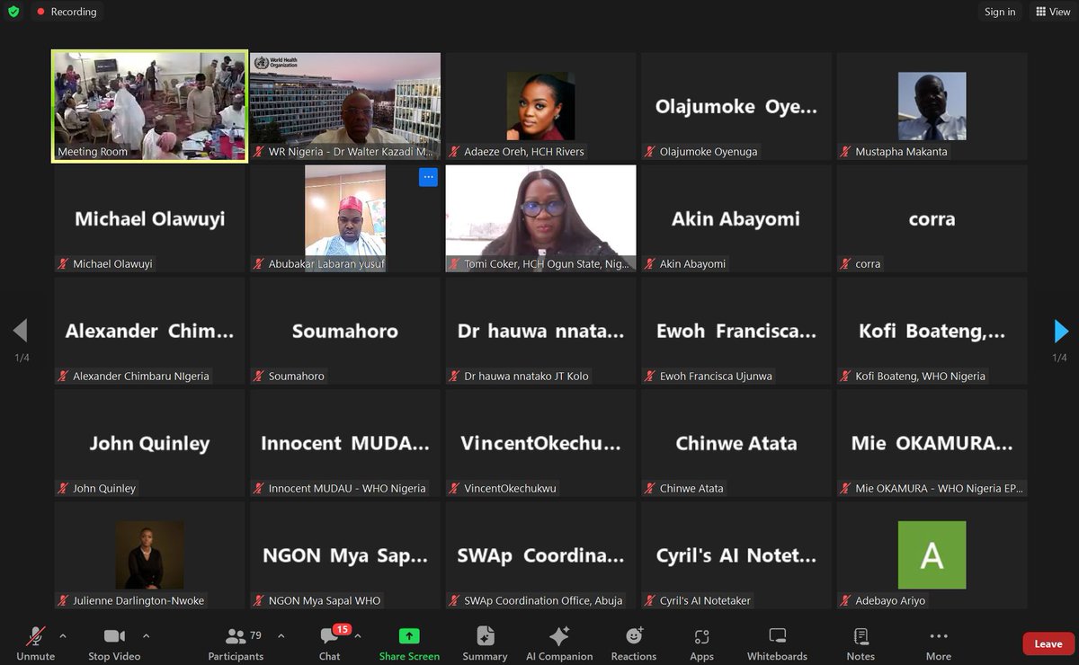 At the first ever Quarterly Performance Dialogue convened by <a href="/muhammadpate/">Muhammad Ali Pate</a> Coordinating Minister Health &amp; Social Welfare yesterday, we realized the need for better accountability &amp; a sense of urgency, guided by high quality data and evidence <a href="/WHO/">World Health Organization (WHO)</a> <a href="/NhisNg/">NhisNg</a>