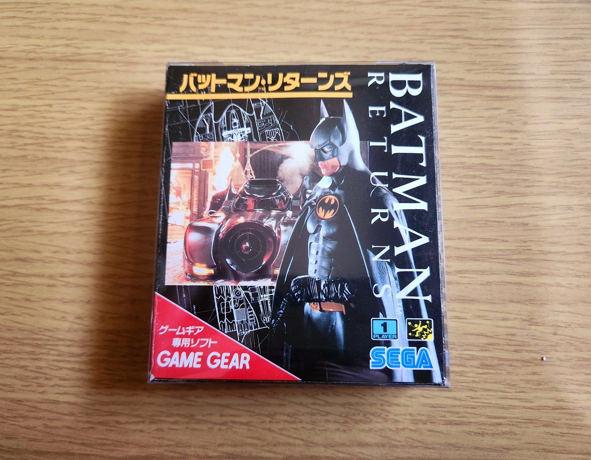 最近購入したゲームギアから 【バットマン・リターンズ】 横スクロール