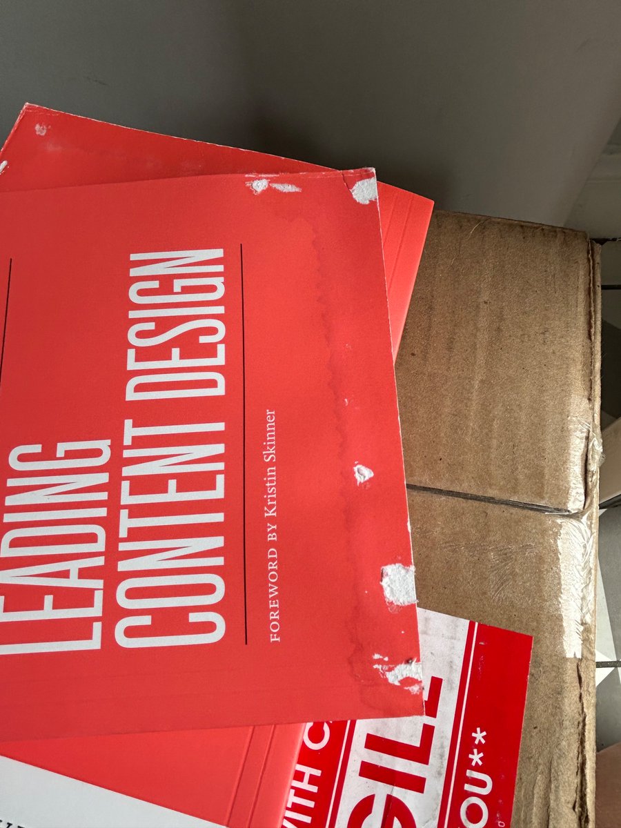 This is how <a href="/FedEx/">FedEx</a> thinks it’s OK to deliver fragile boxes of books. I now have hundreds of ruined copies of my book. They look like they’ve been kicked through a flood.