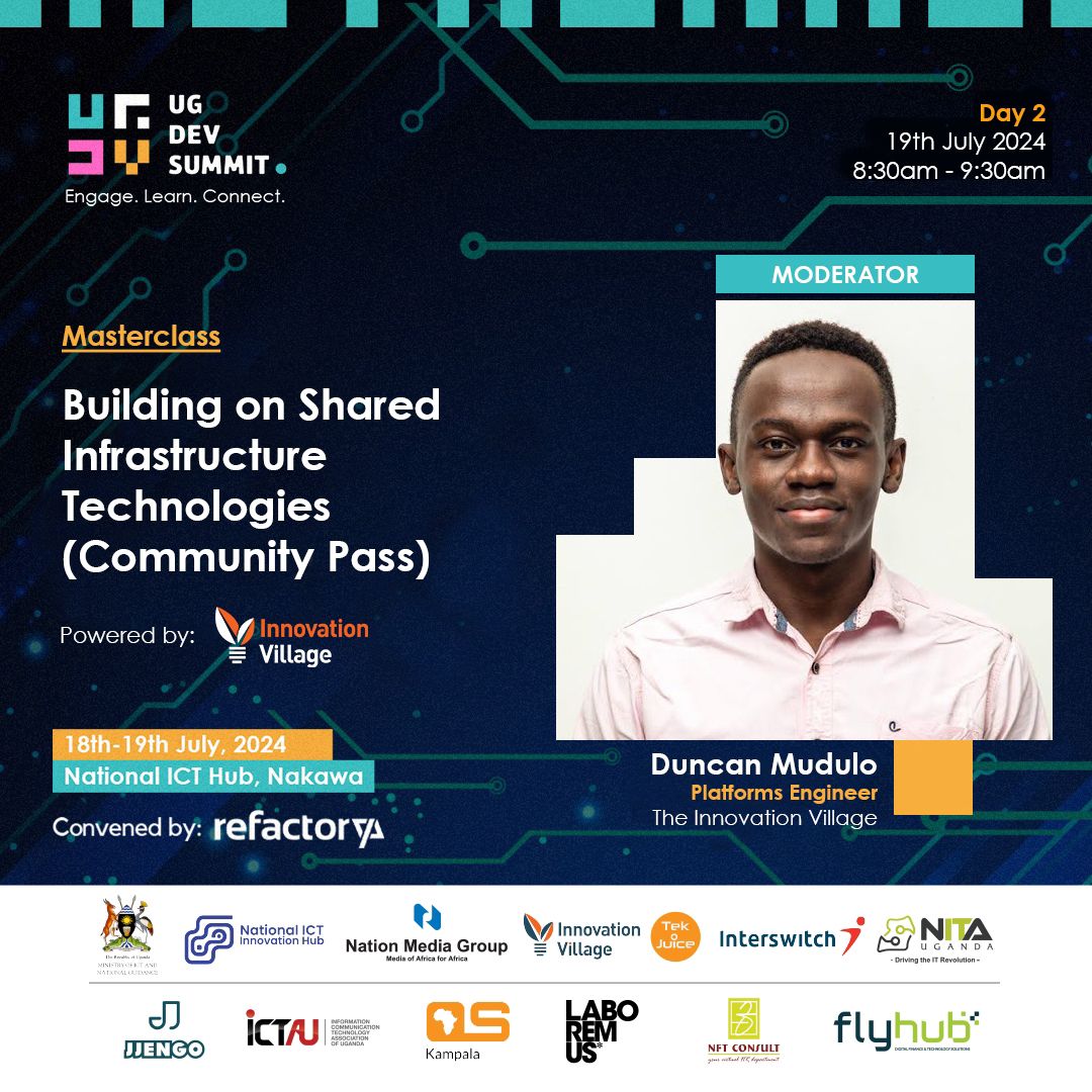 TheVillageUG's tweet image. As the ecosystem gears up for #UGDevSummit, it is evident that Uganda’s developer landscape presents both significant challenges and unprecedented opportunities for young developers. Join us for the #CommunityPass masterclass to discover how developers can leverage shared digital…