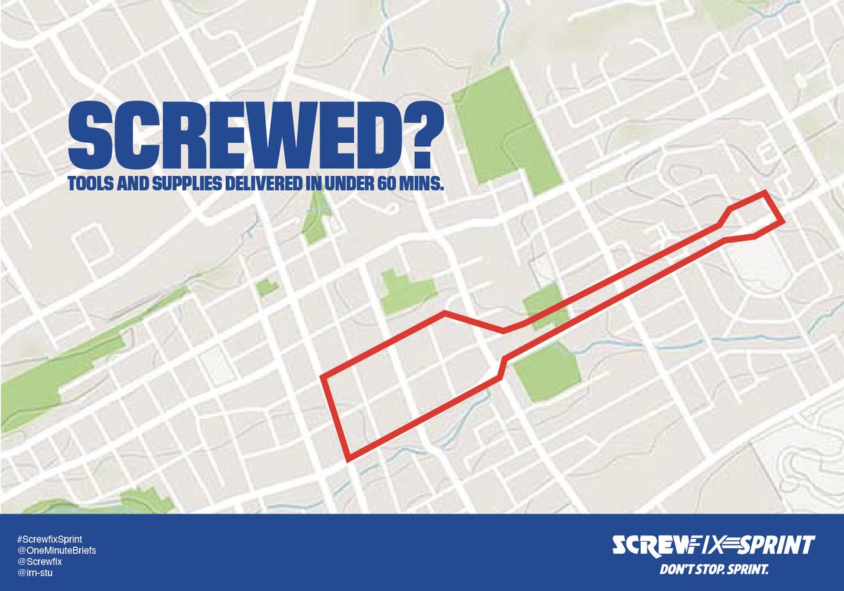 Screwed?
#ScrewfixSprint
<a href="/Screwfix/">Screwfix</a>

<a href="/OneMinuteBriefs/">One Minute Briefs ⏱️</a>