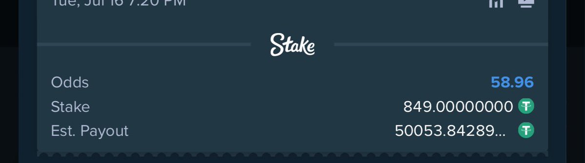 Mrbankstips's tweet image. 59 odds edit to win $50k 

stake.com/sports/home?be…

Play on stake via stake.com/?c=f213c5ba25&amp;amp;…