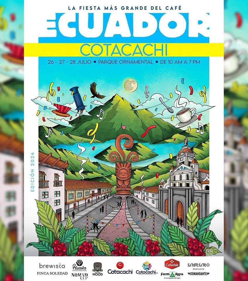 La mayor fiesta del café del Ecuador en #cotacachi, no te pierdas