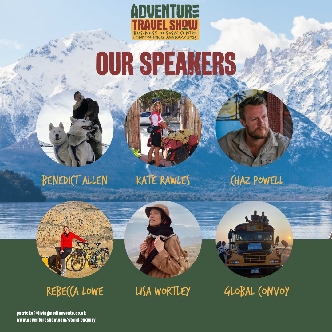 Britain’s rich history of explorers shines at the Adventure Travel Show! In 2025, join us for:

🌍 Main Stage: UK’s top adventurers 
📍 Destinations Stage: Expert travel advice 
🦁 Discover Africa Stage: Local guides &amp; conservationists

Along with some incredible speakers!
#ATS